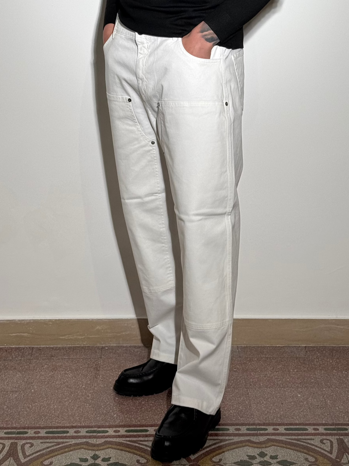 JEANS BIANCO OVERSIZE