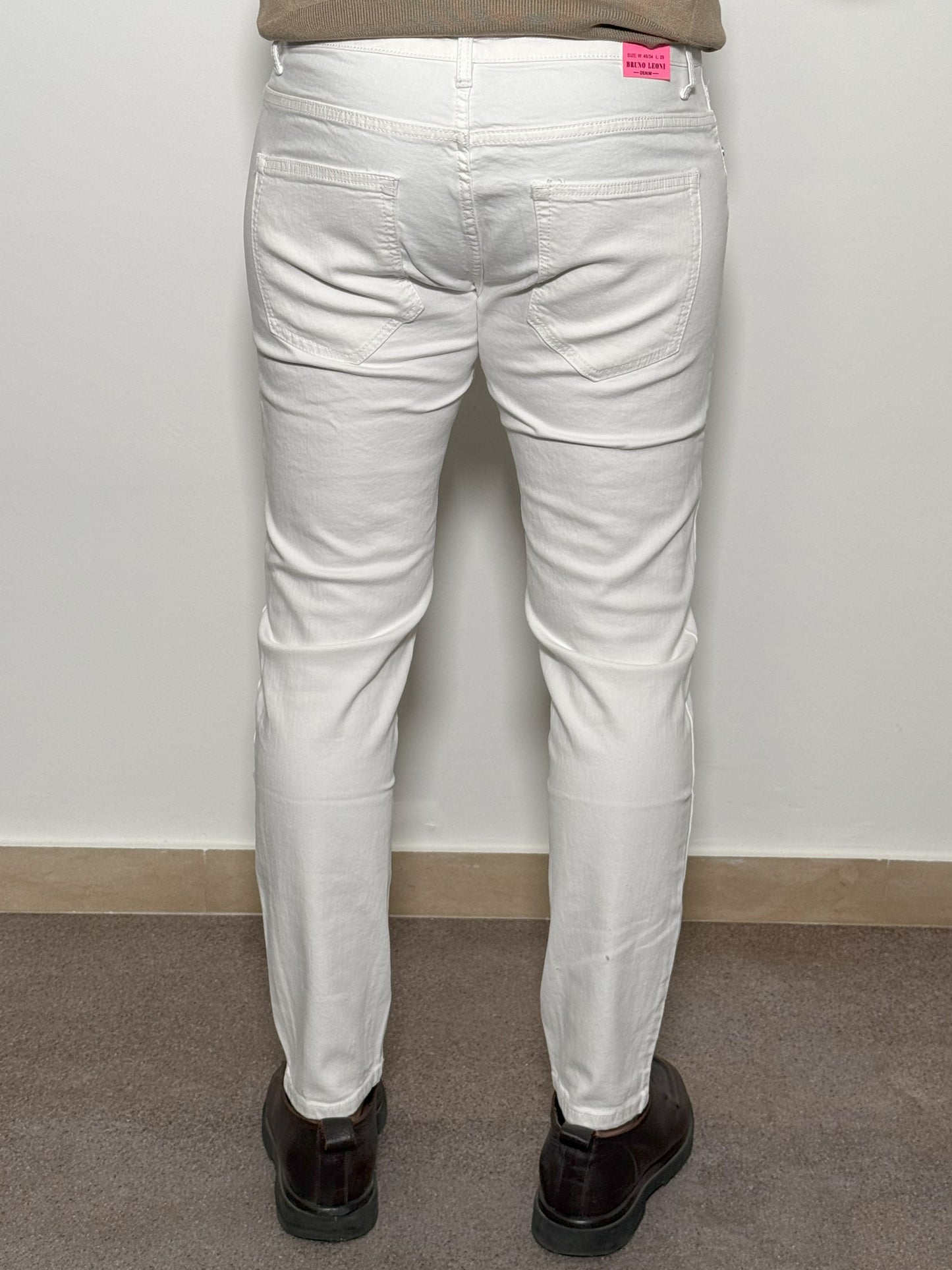 JEANS SLIM FIT BIANCO