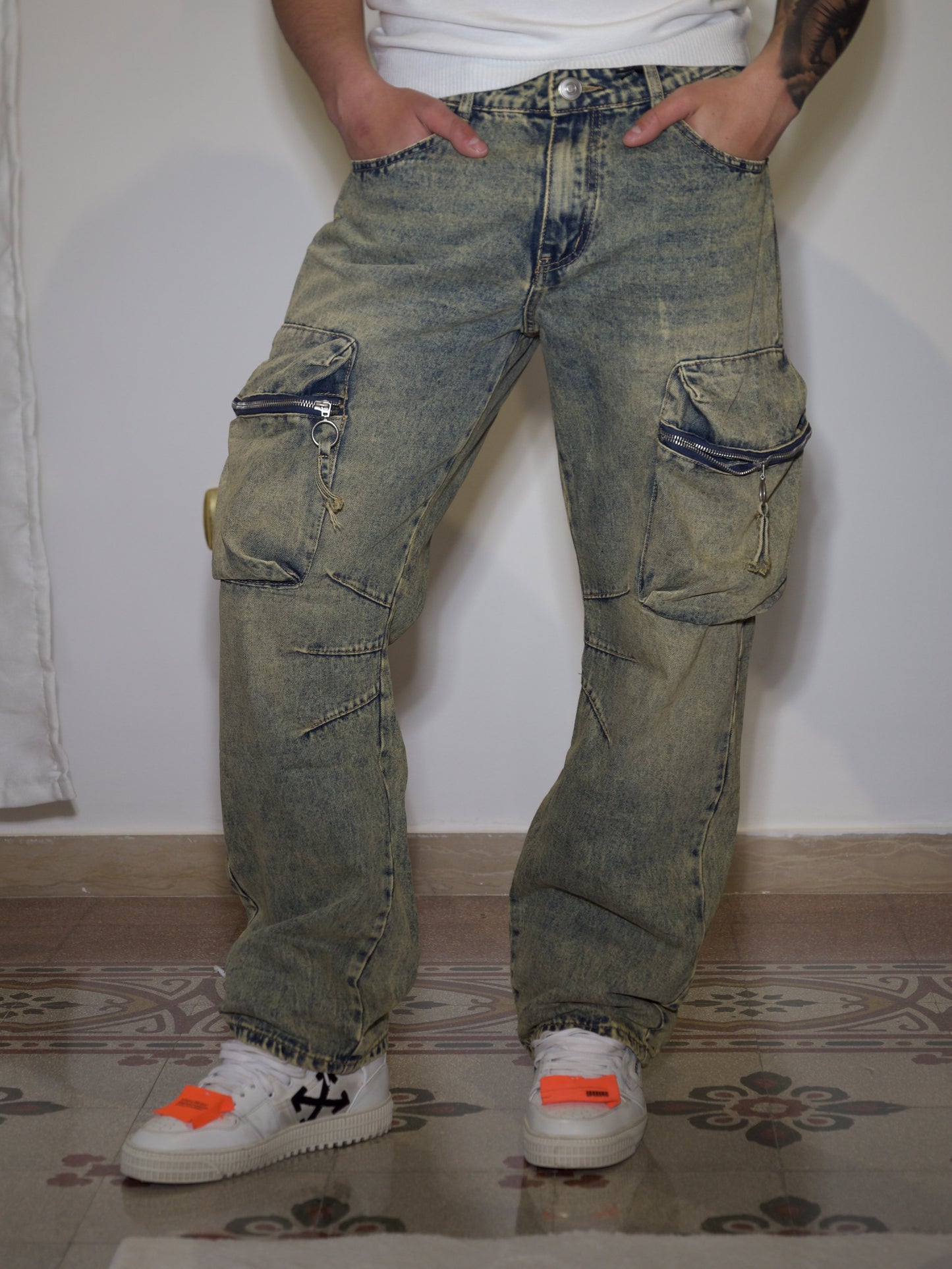 JEANS CARGO OVERSIZE