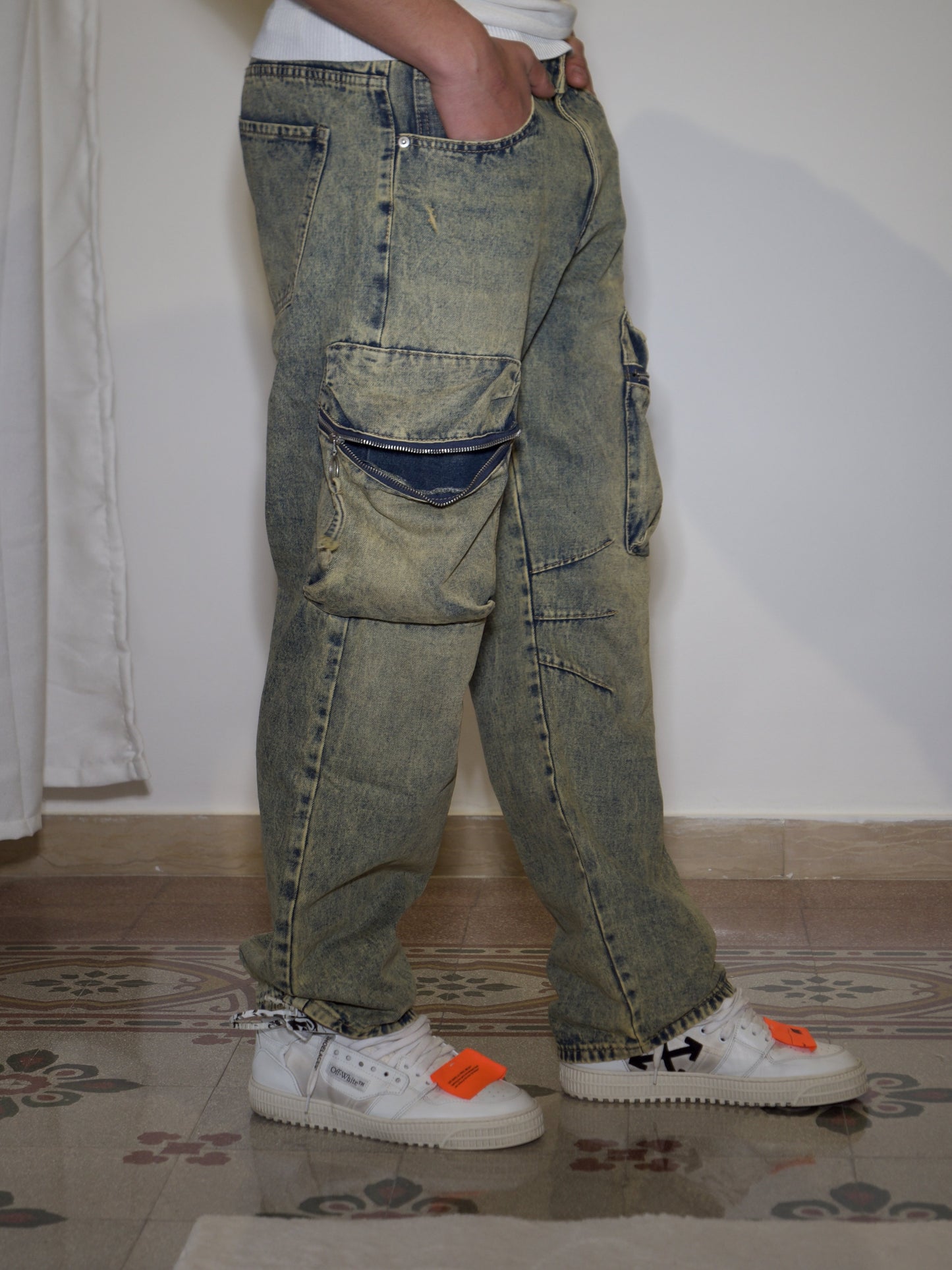 JEANS CARGO OVERSIZE