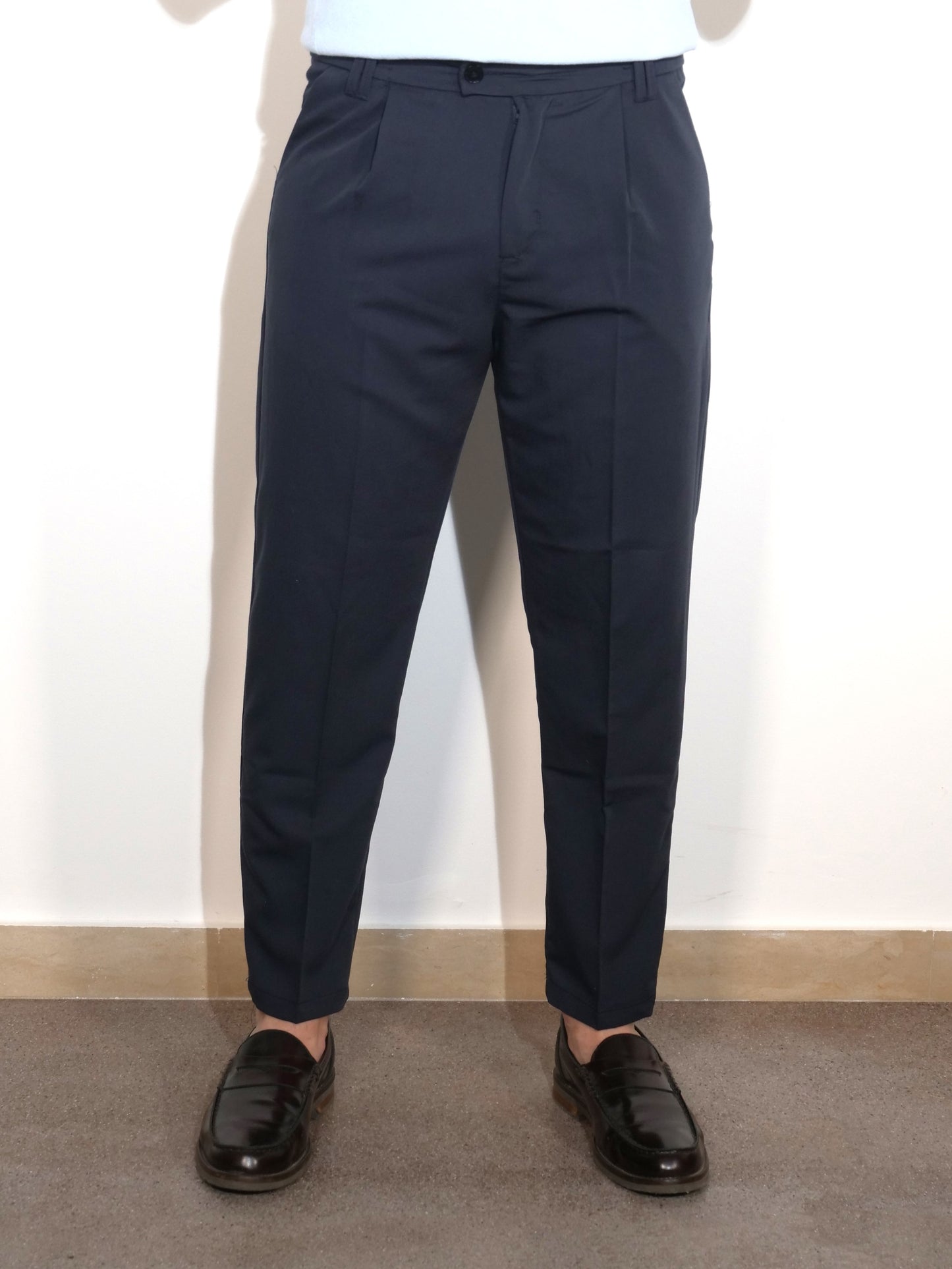 PANTALONE REGULAR ESTIVO BLU