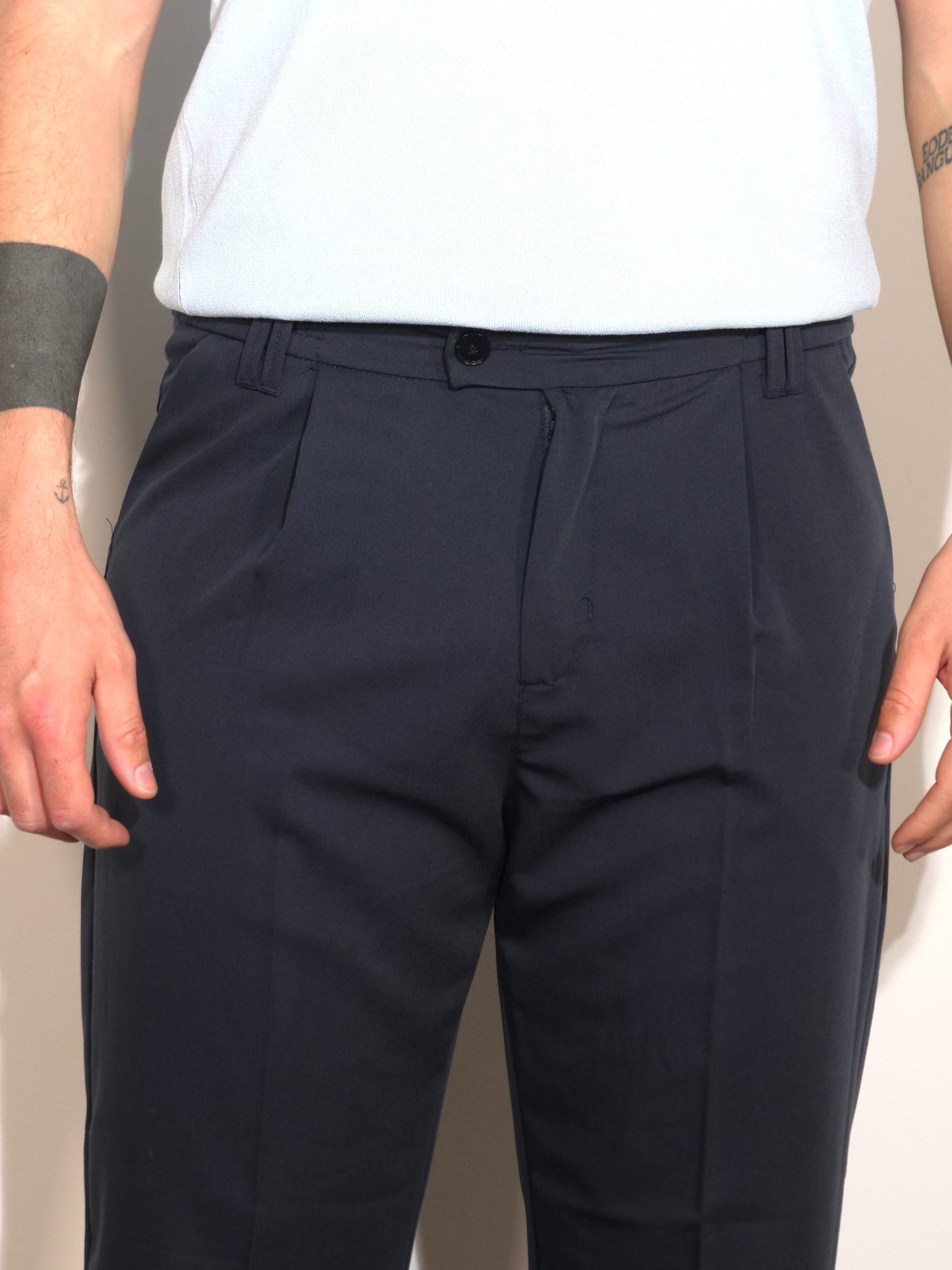 PANTALONE REGULAR ESTIVO BLU