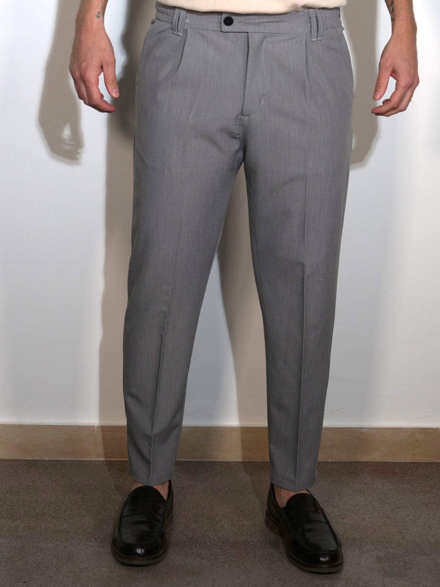 PANTALONI REGULAR ESTIVI GRIGI