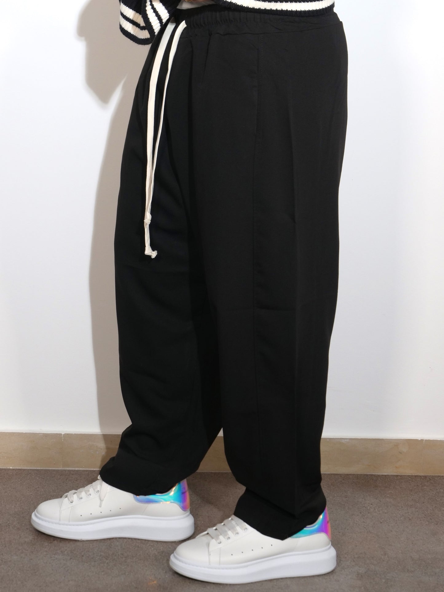 PANTALACCIO NERO OVERSIZE