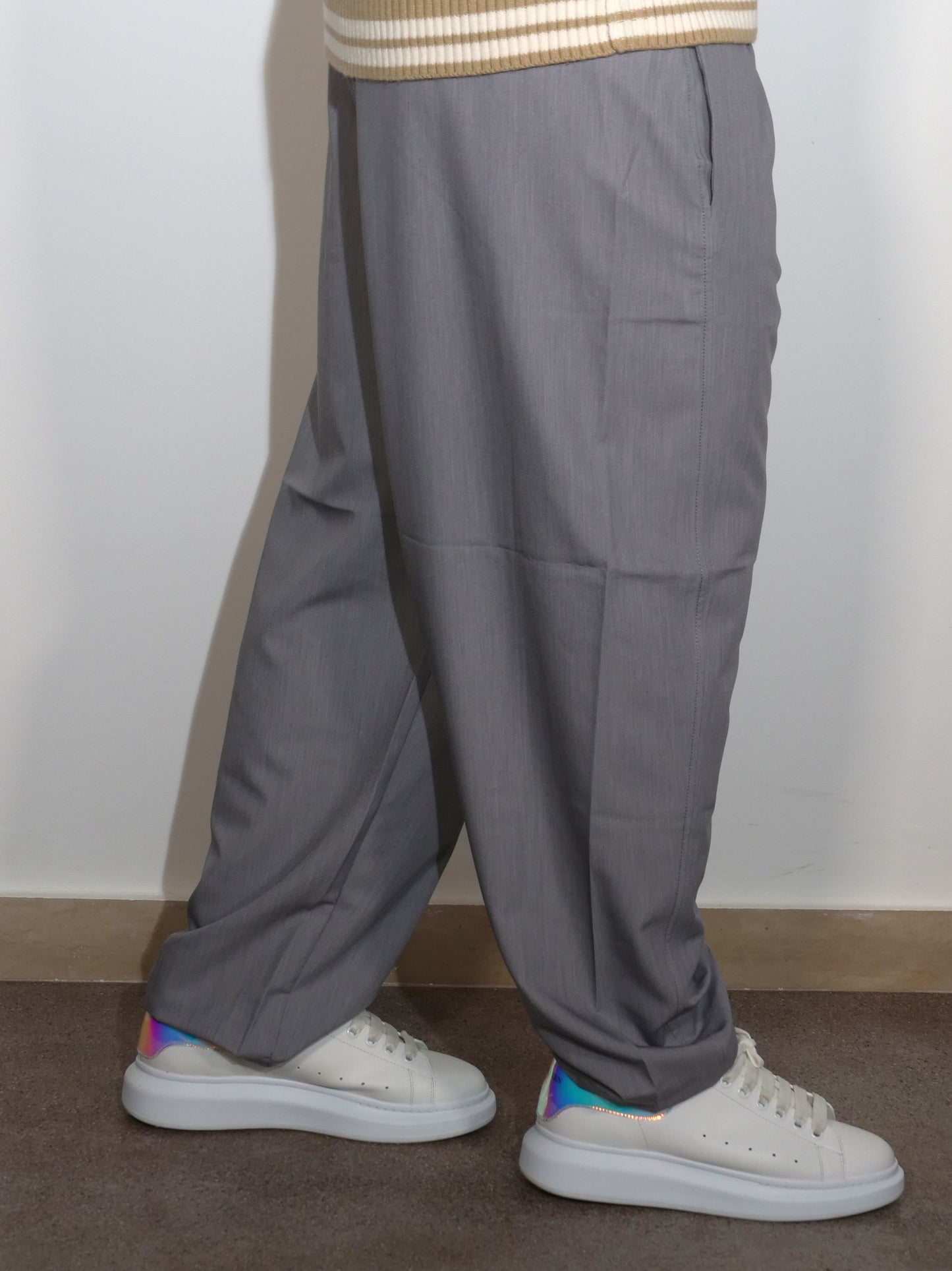 PANTALACCIO GRIGIO OVERSIZE