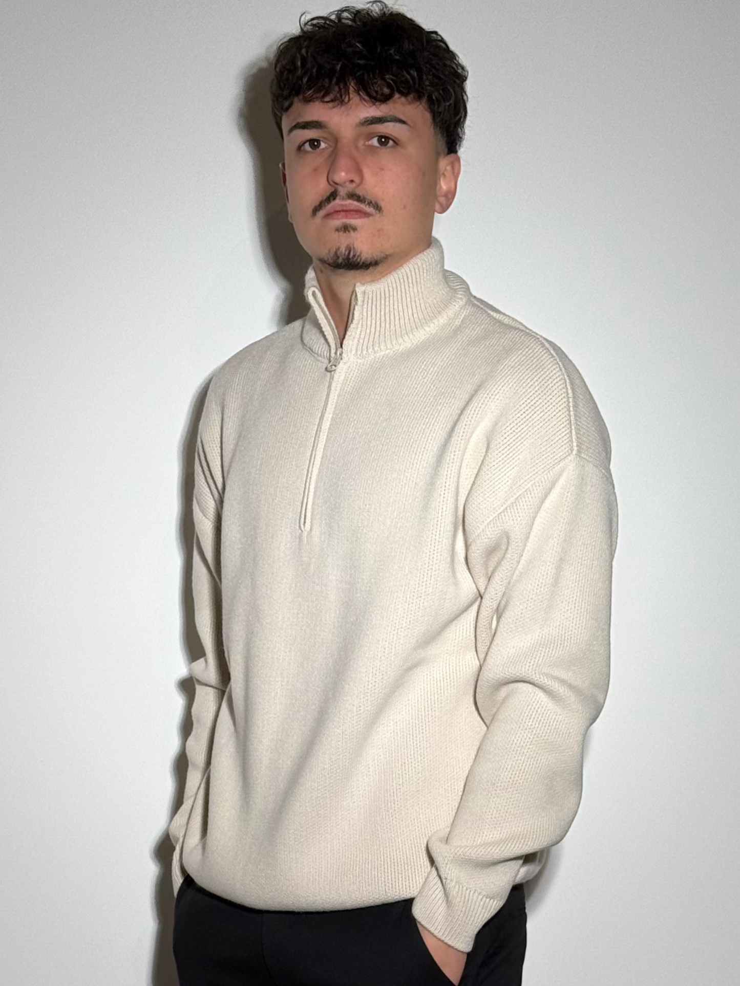 MAGLIONE CON ZIP