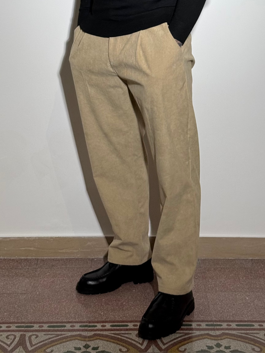 PANTALONE VELLUTO OVERSIZE