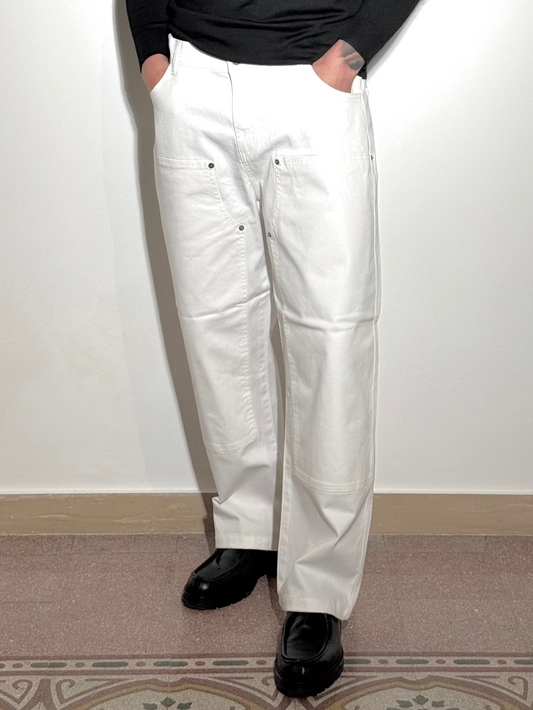 JEANS BIANCO OVERSIZE