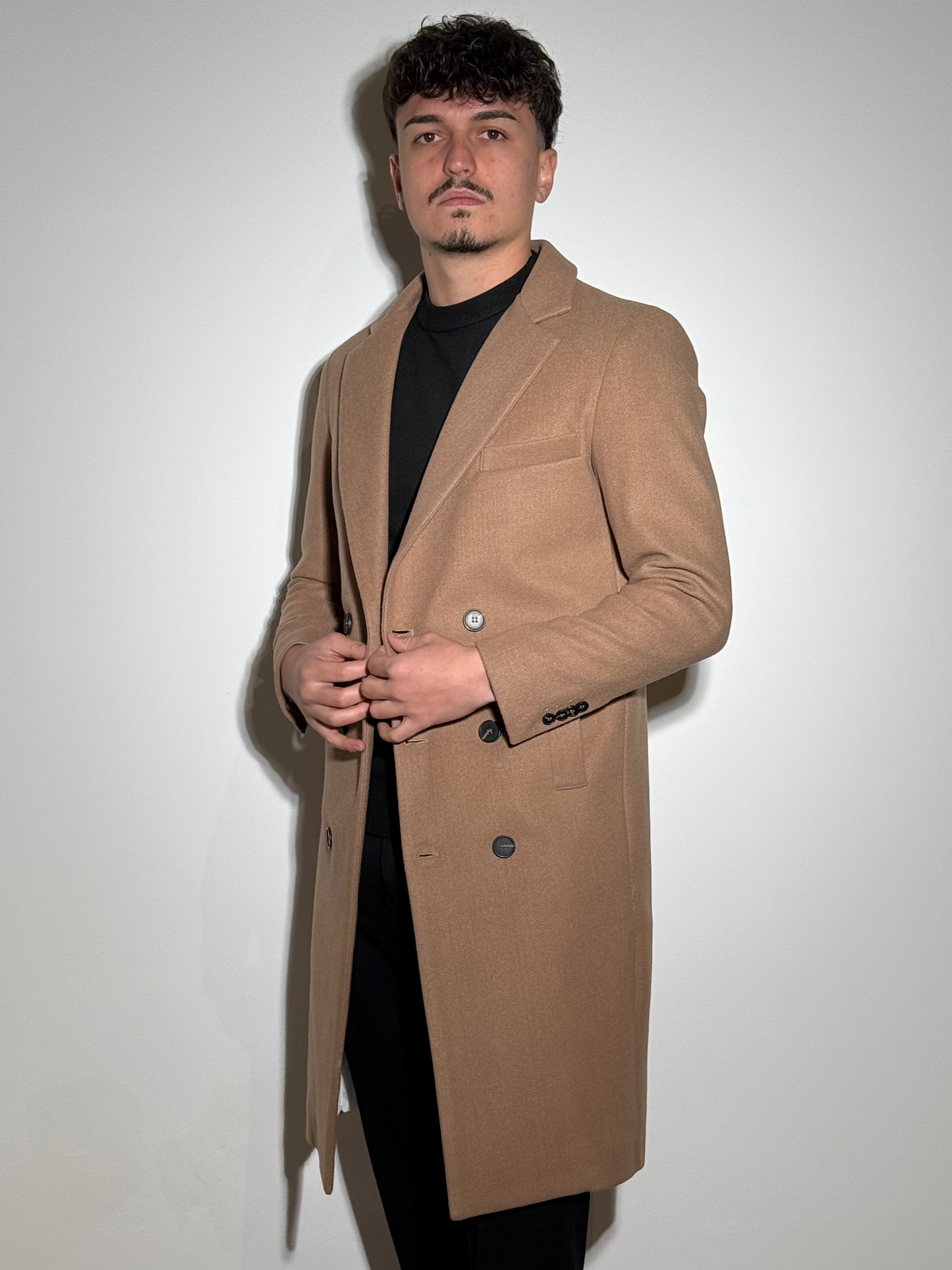 CAPPOTTO AVVITATO CAMMELLO