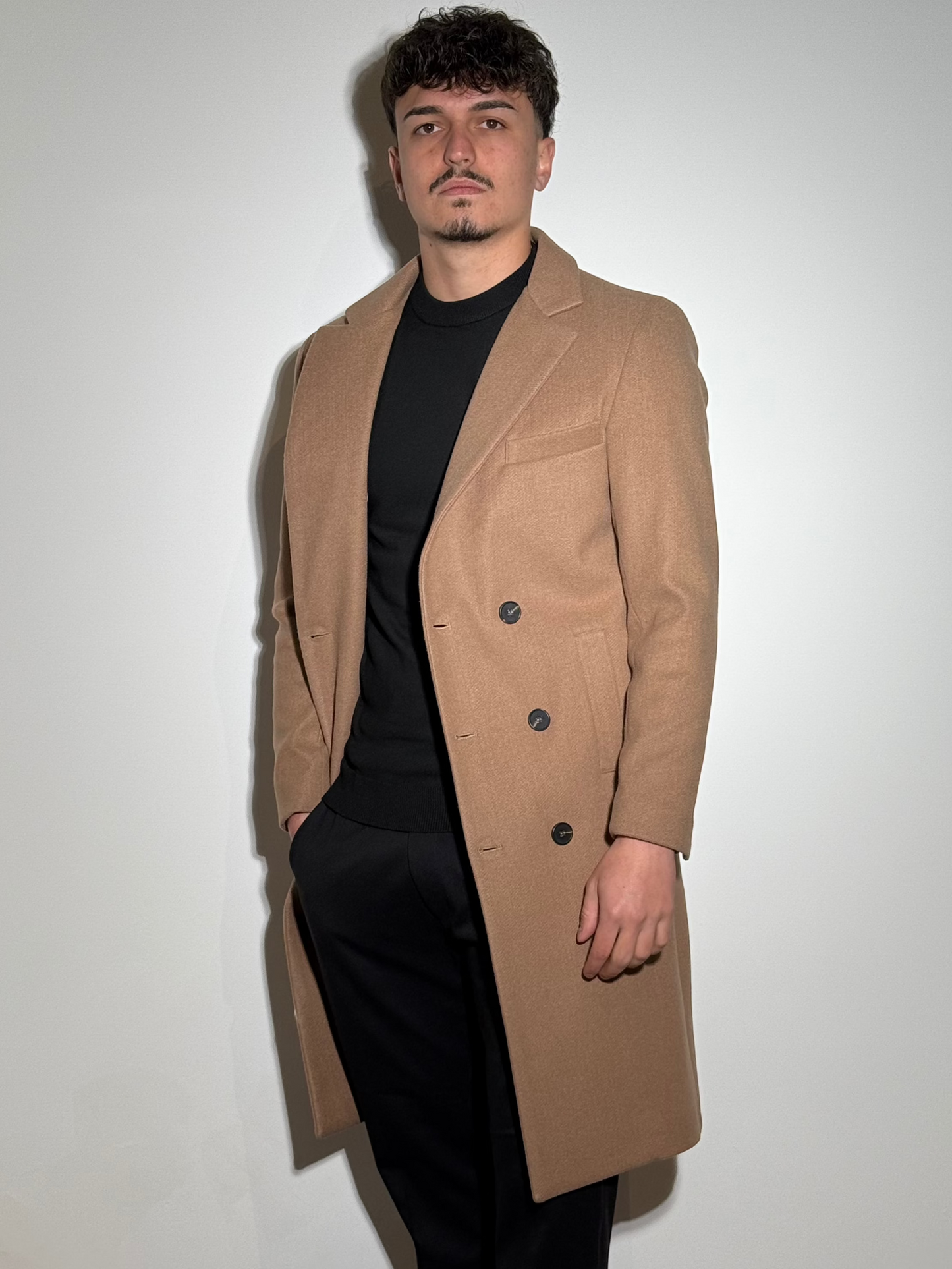 CAPPOTTO AVVITATO CAMMELLO