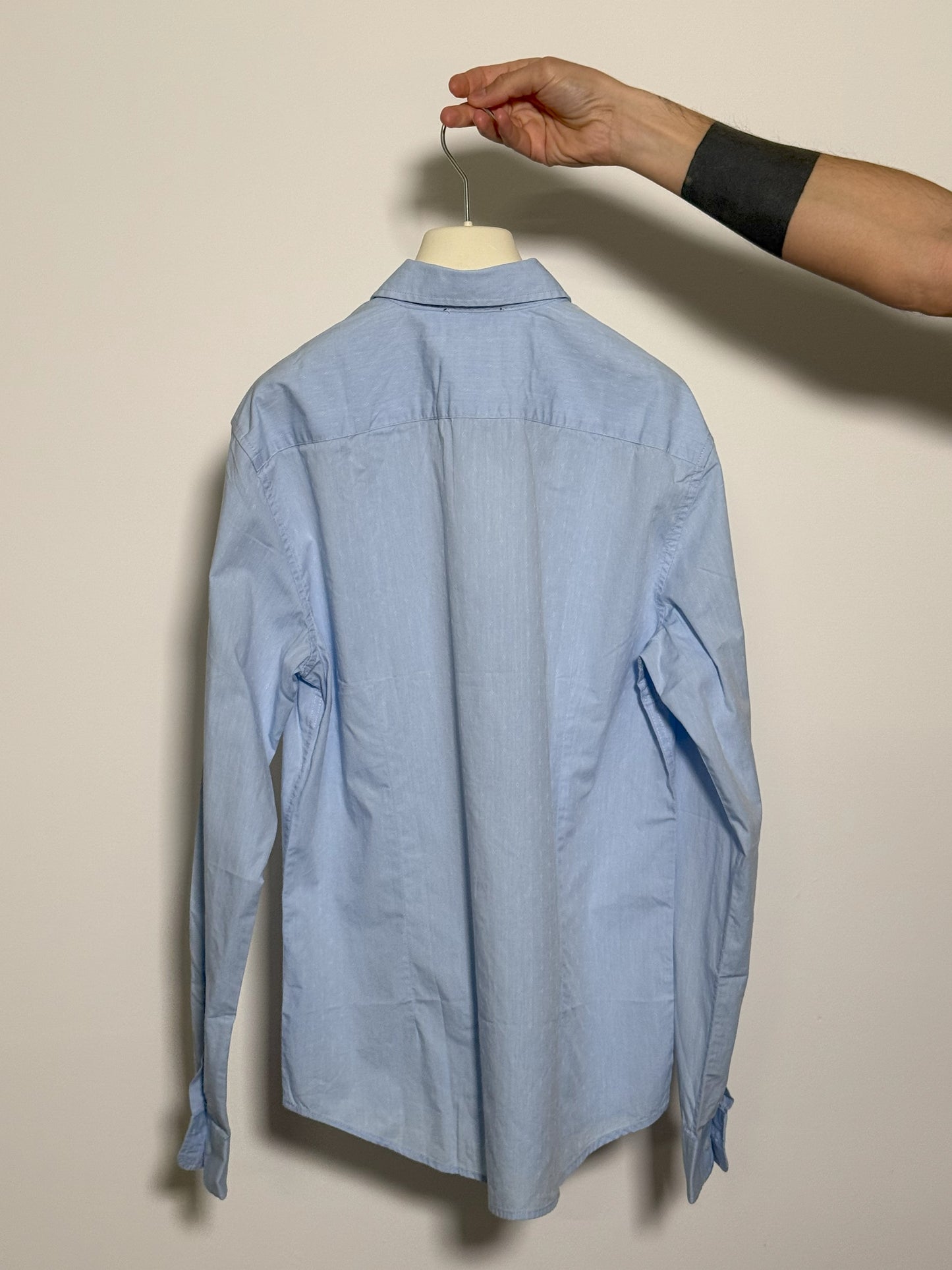 CAMICIA CELESTE
