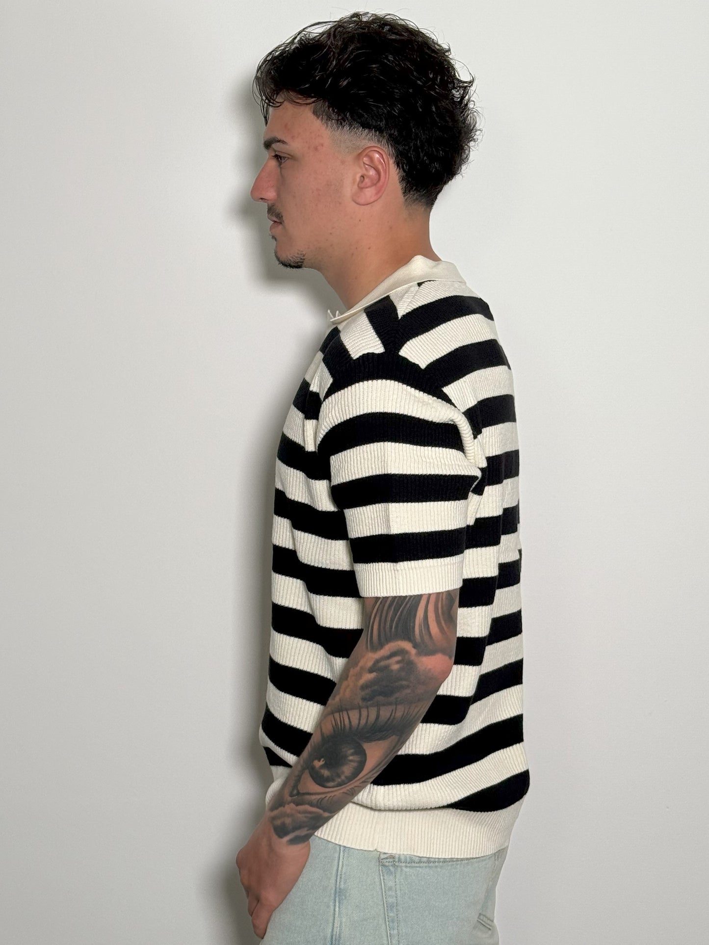 POLO IN FILO A RIGHE