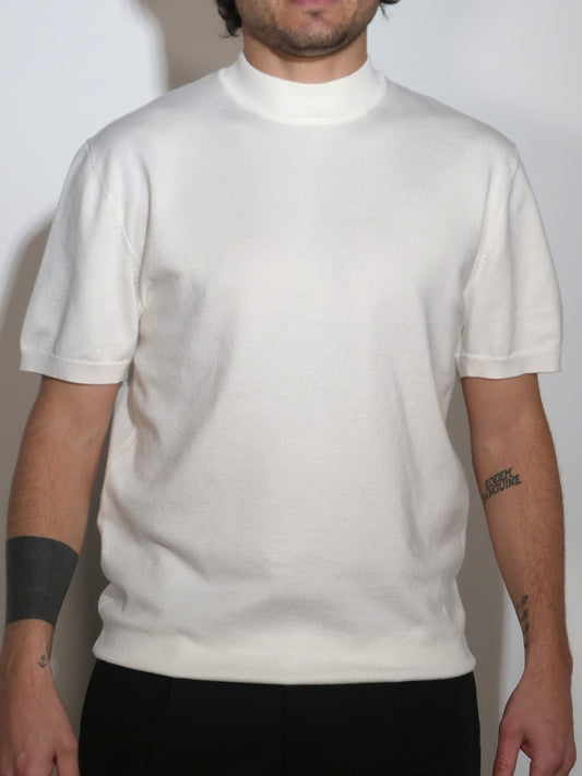 T-SHIRT BIANCA IN FILO